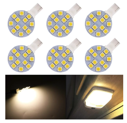 LED 6 unités 12 SMD 5050 modèle T10