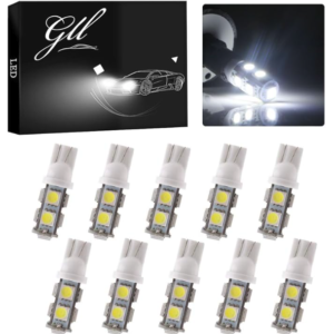 LED 10 unités 9 SMD 5050 modèle T10