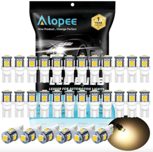 LED 30 unités 5 SMD 5050 modèle T10