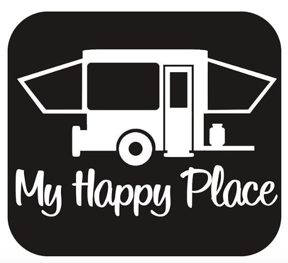 Décalque pour voiture – My happy place