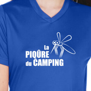 T-shirt La piqûre du camping (Femme)