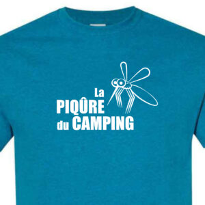 T-shirt La piqûre du camping (Homme)